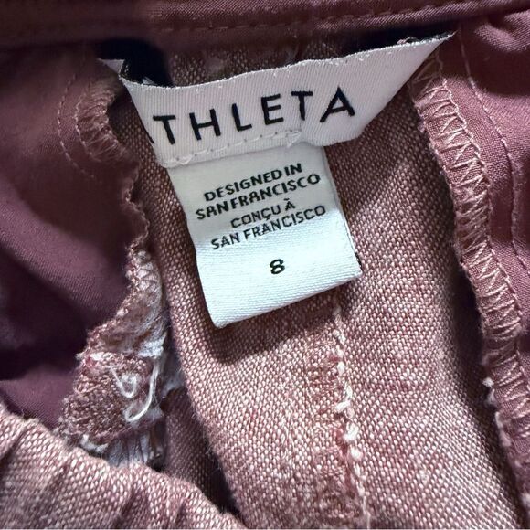 Athleta linen Cabo wide leg pants - Picture 2 of 5